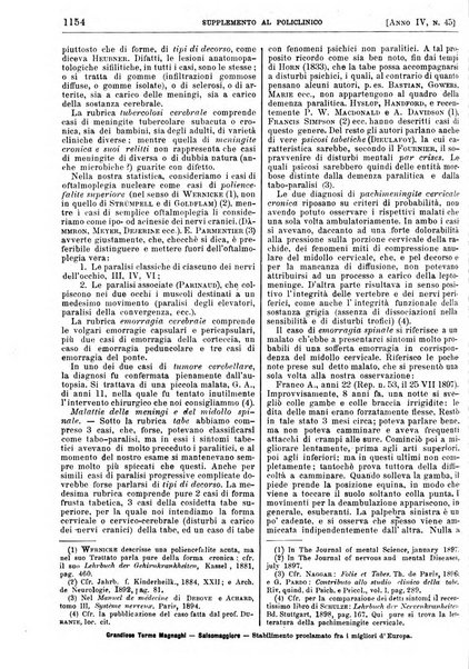 Supplemento al policlinico periodico di medicina, chirurgia ed igiene