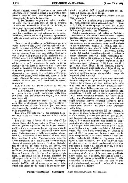 Supplemento al policlinico periodico di medicina, chirurgia ed igiene