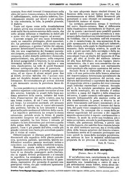 Supplemento al policlinico periodico di medicina, chirurgia ed igiene