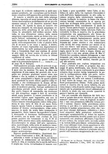 Supplemento al policlinico periodico di medicina, chirurgia ed igiene