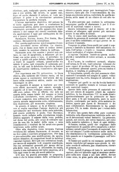 Supplemento al policlinico periodico di medicina, chirurgia ed igiene