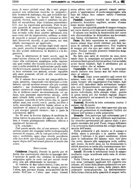 Supplemento al policlinico periodico di medicina, chirurgia ed igiene