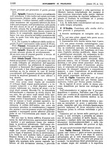 Supplemento al policlinico periodico di medicina, chirurgia ed igiene