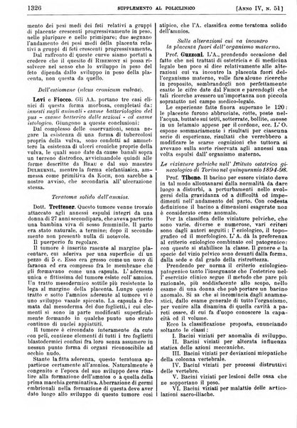 Supplemento al policlinico periodico di medicina, chirurgia ed igiene