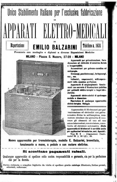 Supplemento al policlinico periodico di medicina, chirurgia ed igiene