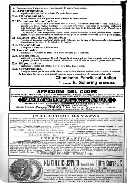 Supplemento al policlinico periodico di medicina, chirurgia ed igiene