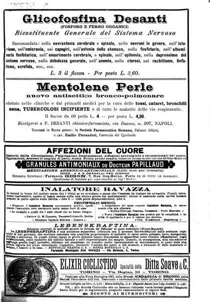 Supplemento al policlinico periodico di medicina, chirurgia ed igiene