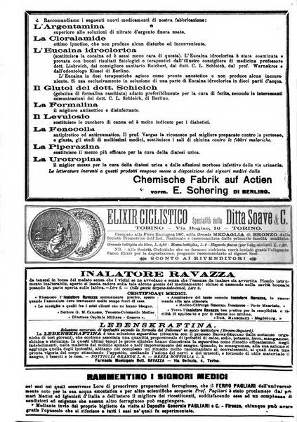 Supplemento al policlinico periodico di medicina, chirurgia ed igiene