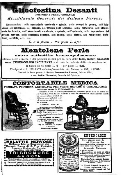 Supplemento al policlinico periodico di medicina, chirurgia ed igiene