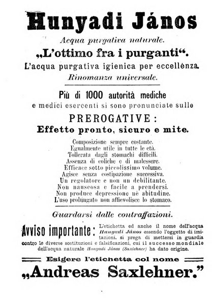 Supplemento al policlinico periodico di medicina, chirurgia ed igiene