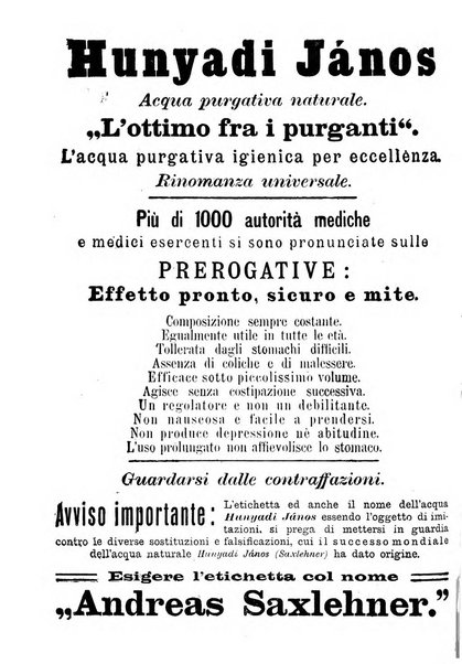 Supplemento al policlinico periodico di medicina, chirurgia ed igiene