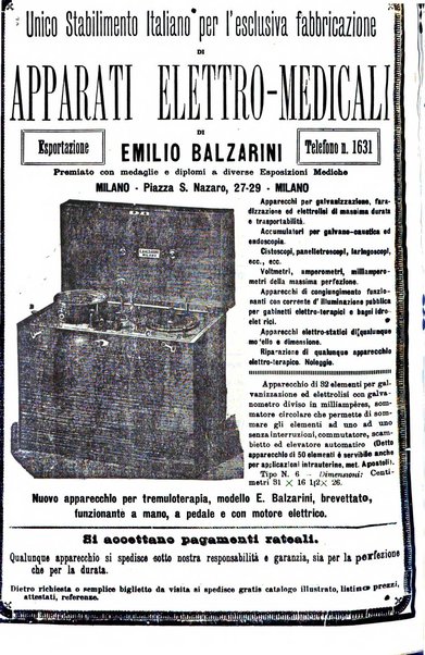 Supplemento al policlinico periodico di medicina, chirurgia ed igiene