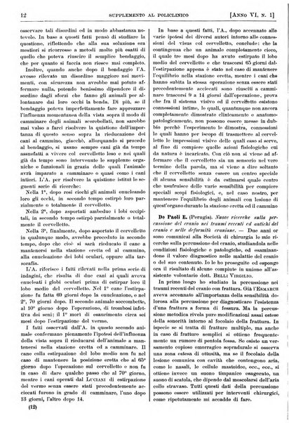 Supplemento al policlinico periodico di medicina, chirurgia ed igiene