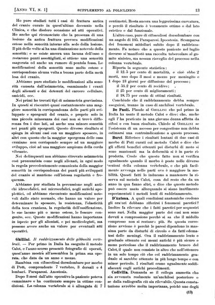 Supplemento al policlinico periodico di medicina, chirurgia ed igiene