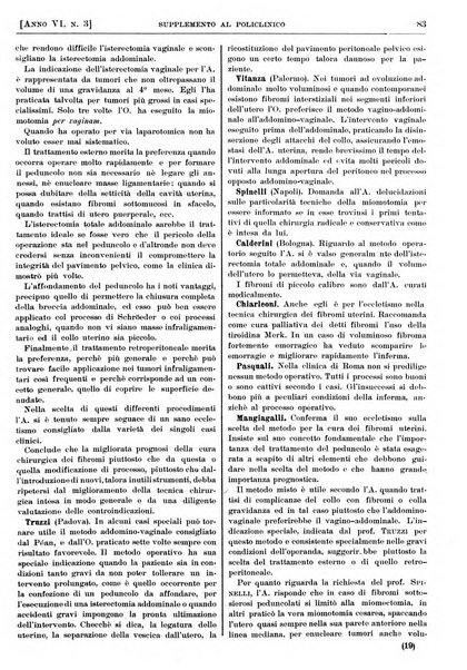 Supplemento al policlinico periodico di medicina, chirurgia ed igiene