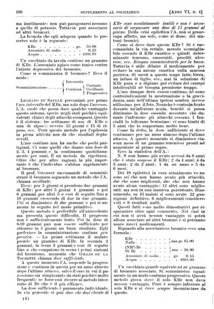 Supplemento al policlinico periodico di medicina, chirurgia ed igiene