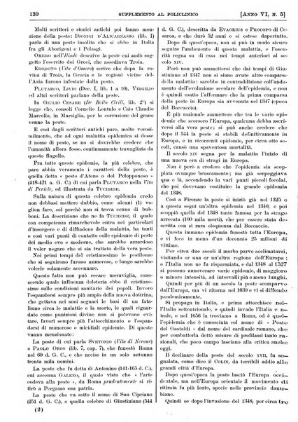 Supplemento al policlinico periodico di medicina, chirurgia ed igiene