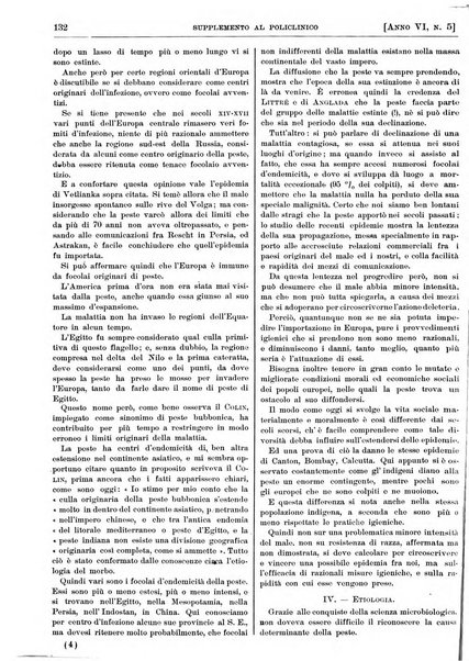 Supplemento al policlinico periodico di medicina, chirurgia ed igiene