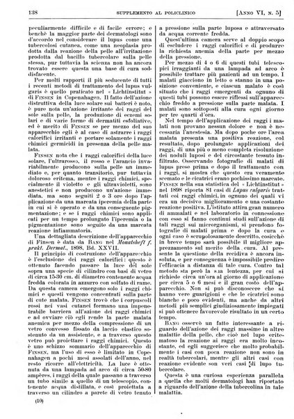 Supplemento al policlinico periodico di medicina, chirurgia ed igiene