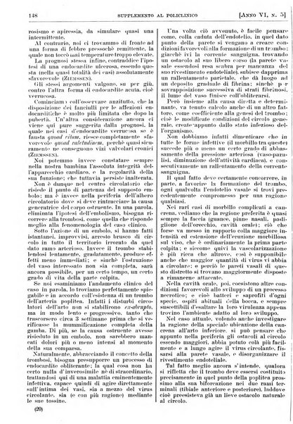 Supplemento al policlinico periodico di medicina, chirurgia ed igiene