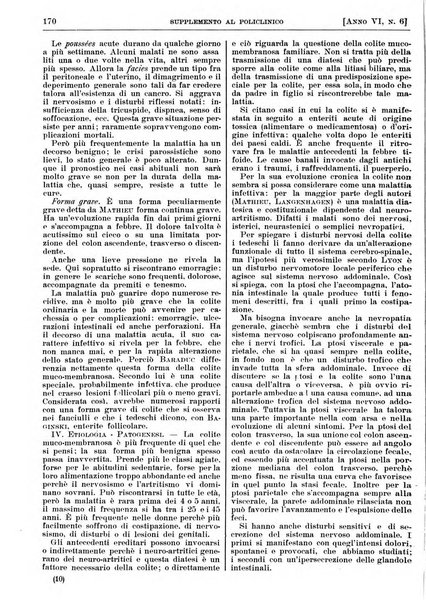 Supplemento al policlinico periodico di medicina, chirurgia ed igiene