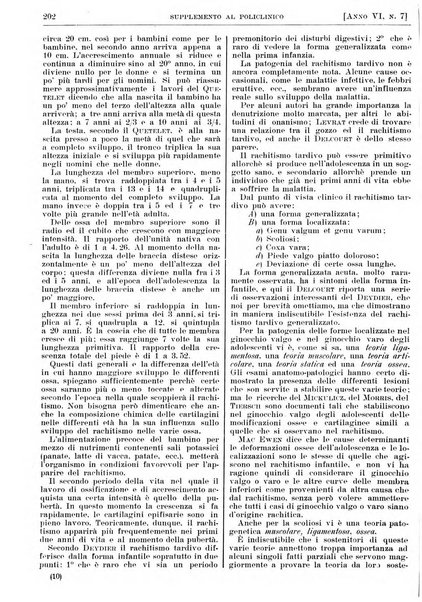 Supplemento al policlinico periodico di medicina, chirurgia ed igiene