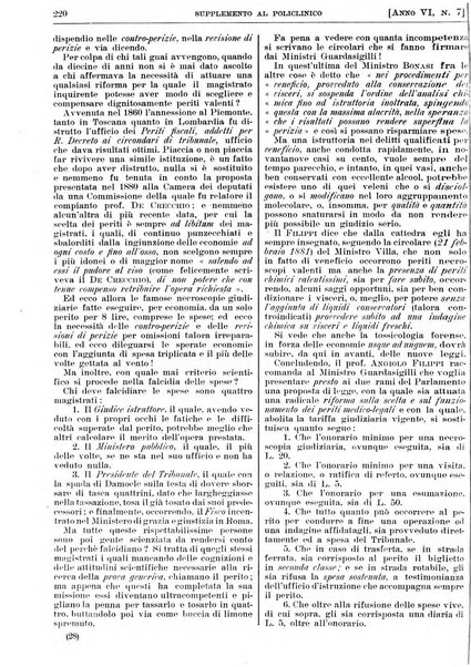 Supplemento al policlinico periodico di medicina, chirurgia ed igiene