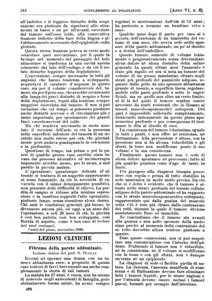 Supplemento al policlinico periodico di medicina, chirurgia ed igiene