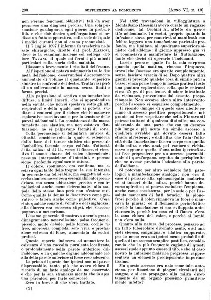 Supplemento al policlinico periodico di medicina, chirurgia ed igiene