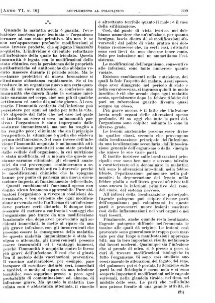 Supplemento al policlinico periodico di medicina, chirurgia ed igiene