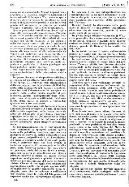 Supplemento al policlinico periodico di medicina, chirurgia ed igiene