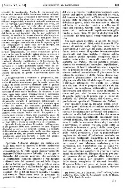 Supplemento al policlinico periodico di medicina, chirurgia ed igiene