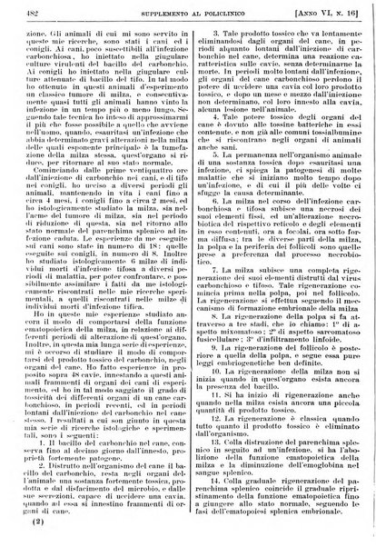 Supplemento al policlinico periodico di medicina, chirurgia ed igiene