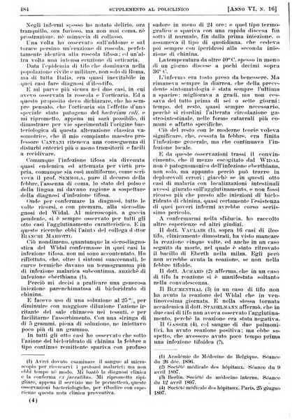 Supplemento al policlinico periodico di medicina, chirurgia ed igiene