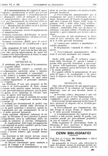 Supplemento al policlinico periodico di medicina, chirurgia ed igiene