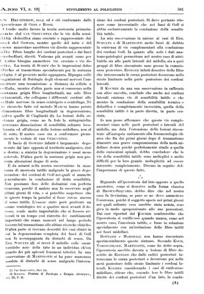 Supplemento al policlinico periodico di medicina, chirurgia ed igiene