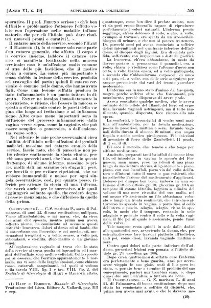 Supplemento al policlinico periodico di medicina, chirurgia ed igiene