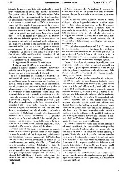 Supplemento al policlinico periodico di medicina, chirurgia ed igiene