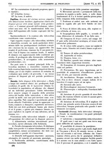 Supplemento al policlinico periodico di medicina, chirurgia ed igiene