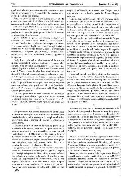 Supplemento al policlinico periodico di medicina, chirurgia ed igiene