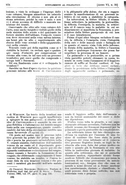 Supplemento al policlinico periodico di medicina, chirurgia ed igiene