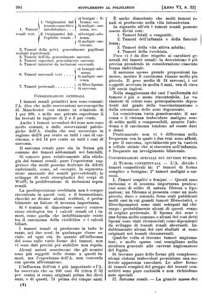 Supplemento al policlinico periodico di medicina, chirurgia ed igiene