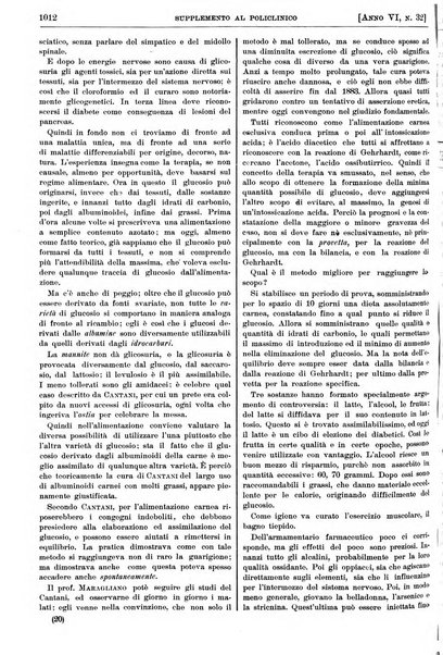 Supplemento al policlinico periodico di medicina, chirurgia ed igiene