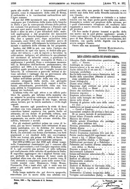 Supplemento al policlinico periodico di medicina, chirurgia ed igiene