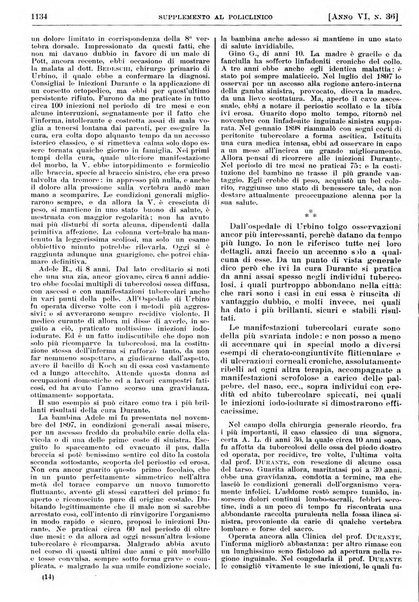 Supplemento al policlinico periodico di medicina, chirurgia ed igiene