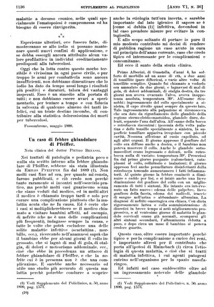 Supplemento al policlinico periodico di medicina, chirurgia ed igiene