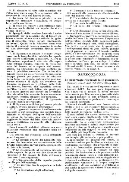 Supplemento al policlinico periodico di medicina, chirurgia ed igiene