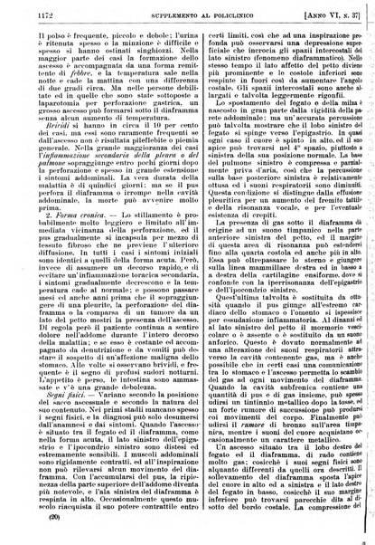 Supplemento al policlinico periodico di medicina, chirurgia ed igiene