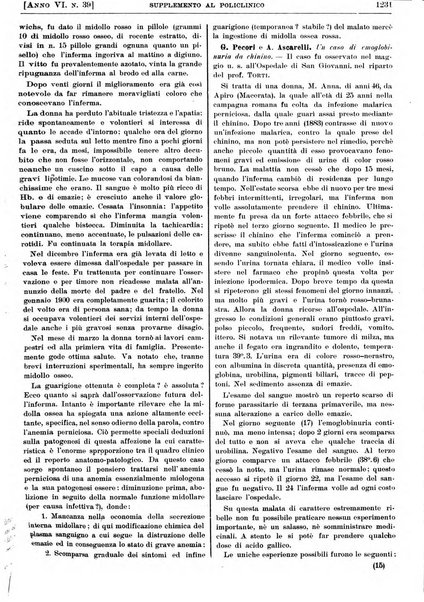 Supplemento al policlinico periodico di medicina, chirurgia ed igiene