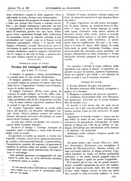 Supplemento al policlinico periodico di medicina, chirurgia ed igiene